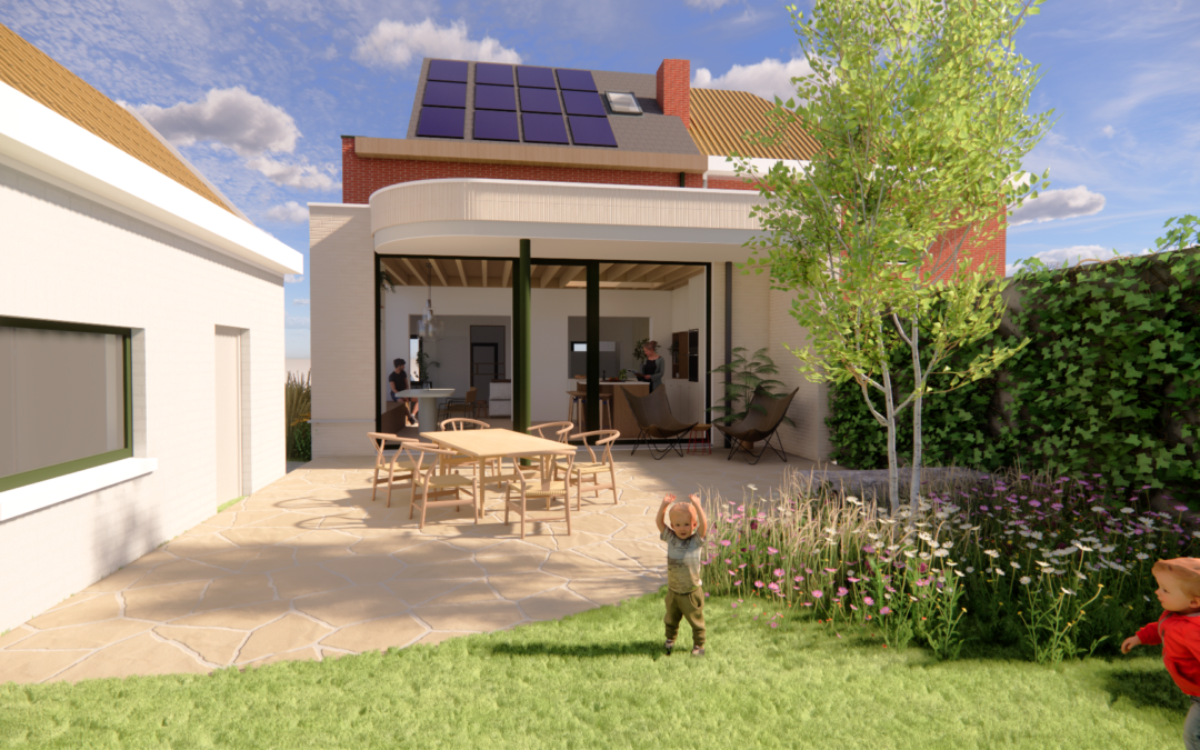 Verbouwing driegevelwoning te Bertem